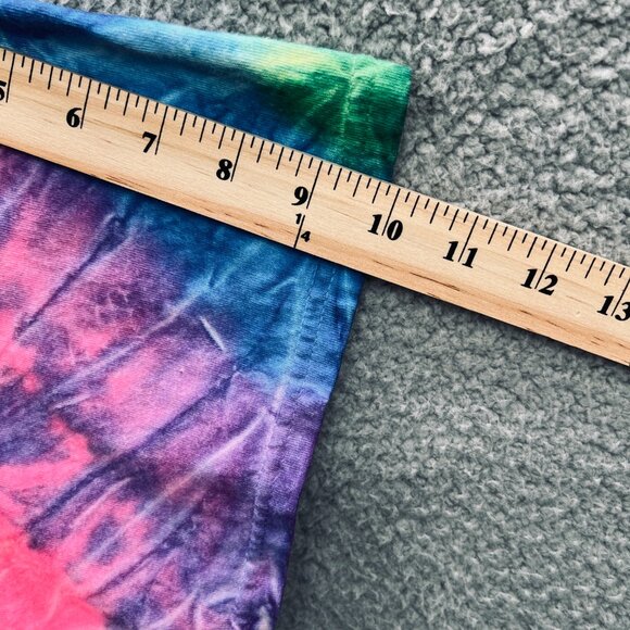 St Augustine Alligator Farm Mens Shirt 3XL Purple Pink Tie Dye Peace Love Gators - Picture 10 of 10